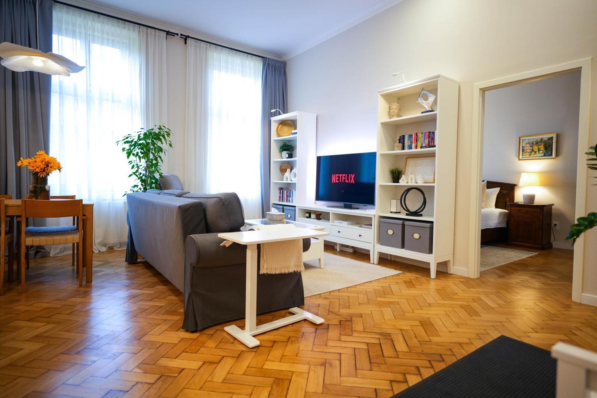 Apartment In Historic Center, Quiet Area, Ac Sibiu Eksteriør bilde
