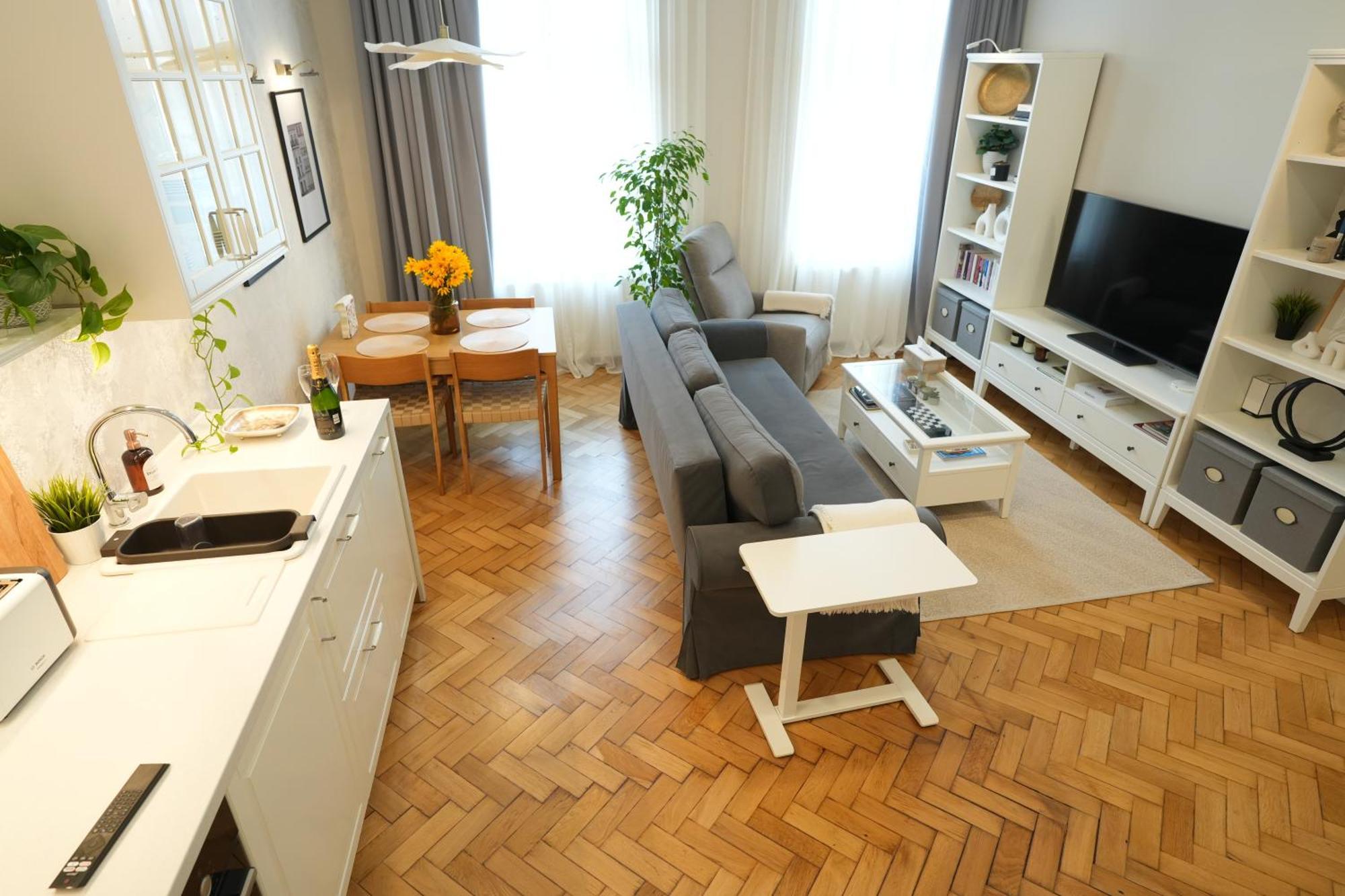 Apartment In Historic Center, Quiet Area, Ac Sibiu Eksteriør bilde